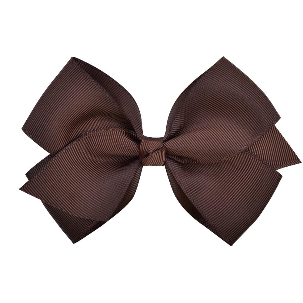 1pcs 4.5 Inches Sweet Candy Color Hair Bows With Clip Kids Girls Boutique Handmade Hair Clip Hairgrips Hair Accessories