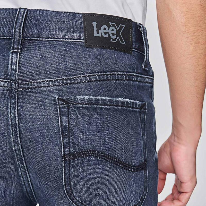 Lee Men's 723 Slim Straight Vintage Dark Blue Jeans