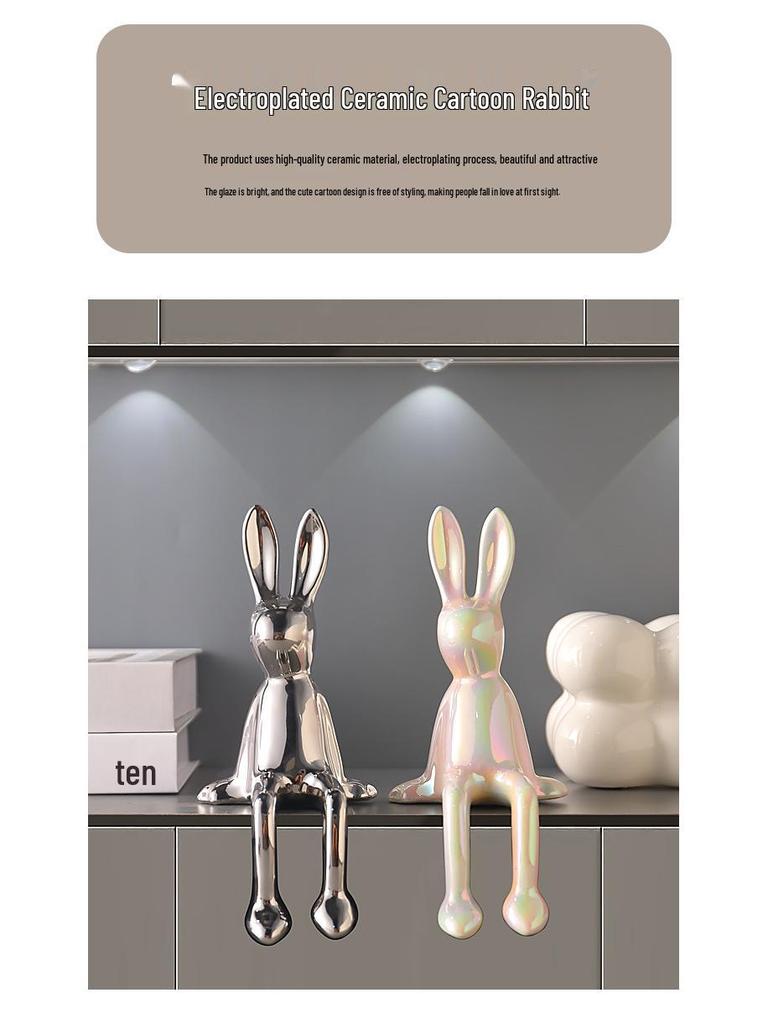 Creative Rabbit Ornament for Home and Office Décor