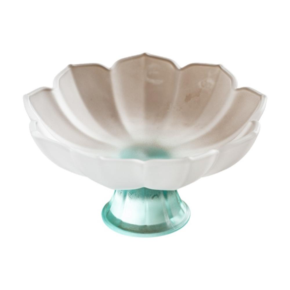 Delicate Snacks Place Tray Glass Tea Point Plate Multi-Purpose Fruit Plate Home Decor