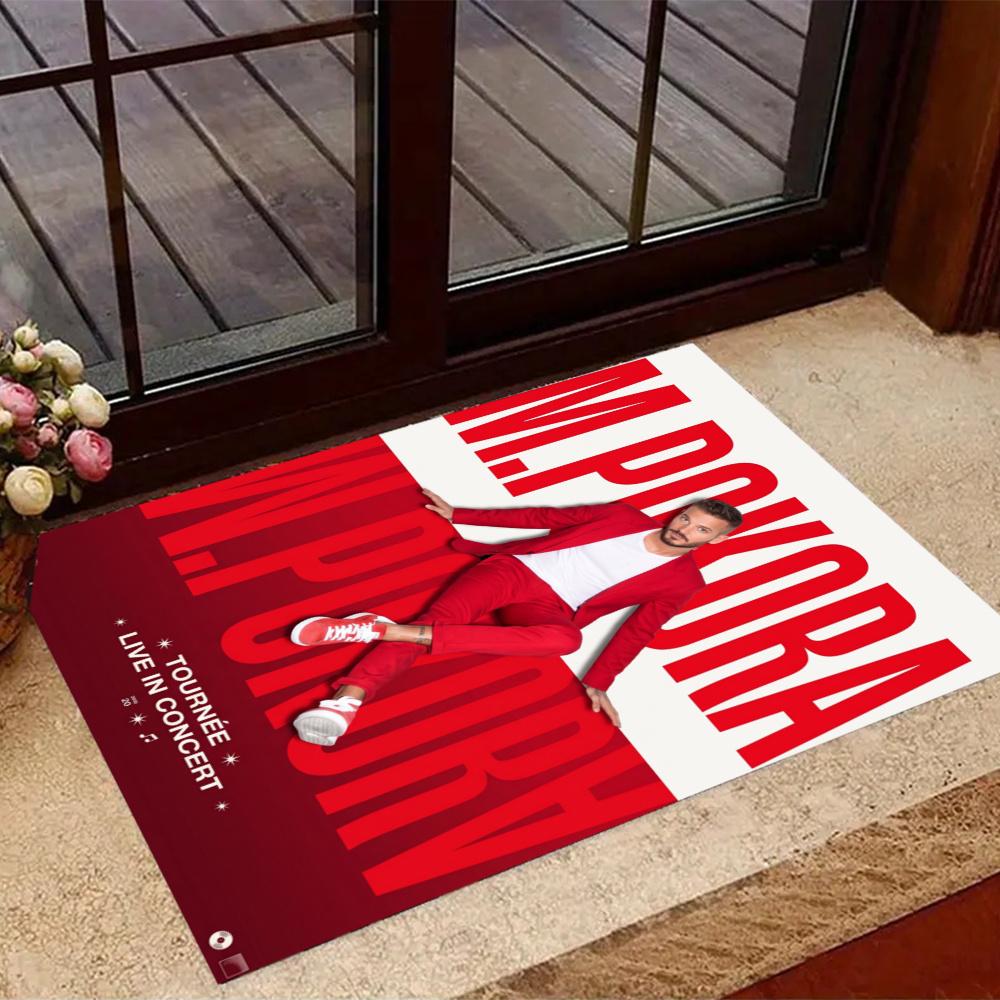 M Pokora Music Carpet Design For Entryway Dormitory Outdoor Dining Room Antislip Carpet Decorate Offices Luxury Gift For Birthday Christmas Wedding