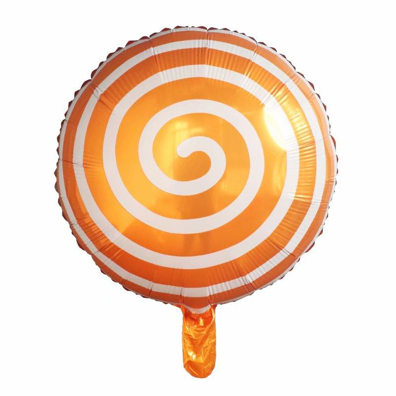 

10pcs 18inch Lollipop Candy Foil Helium Balloons Colorful Windmill Wedding Birthday Party Christmas Decoration Kids Toys Supplie 10pcs&18inch