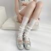Women's Mid-Calf Bow Ballet Pile Socks - Spring/Autumn Style