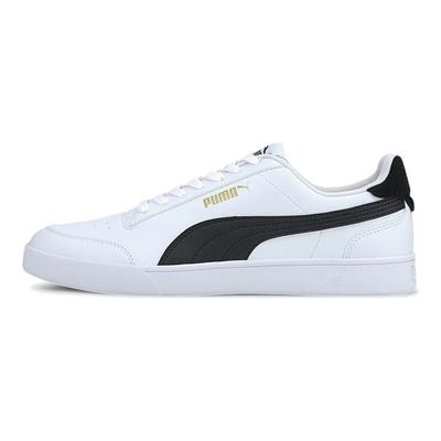 Zapatillas Deportivas Unisex Shuffle Blanco Negro Dorado 309668-03