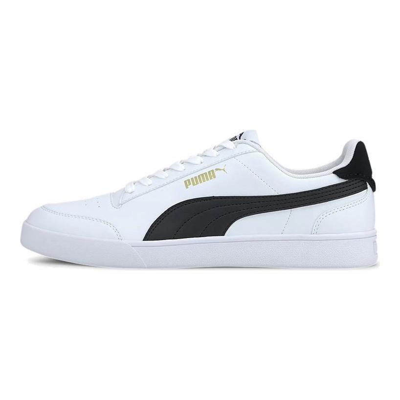 Puma Shuffle Weiß Schwarz Unisex Sneaker Gold 309668-03