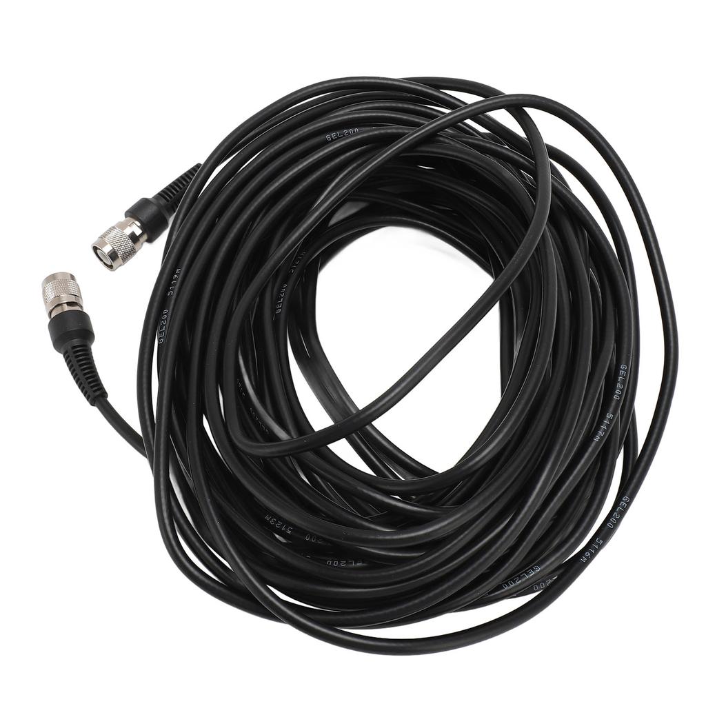 TNC Male To Male Connector Cable GNSS Antenna Feeder GEL200 Low Loss Coaxial Extension Cable 15M 49.21FT