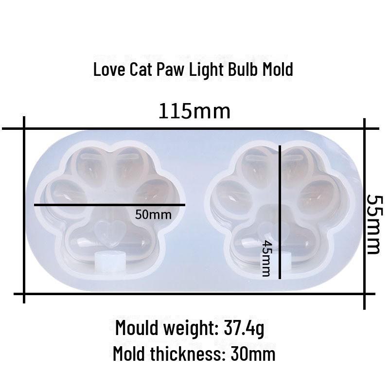 

Силиконовая форма «Кошачий коготь» для изготовления сережек и брелоков