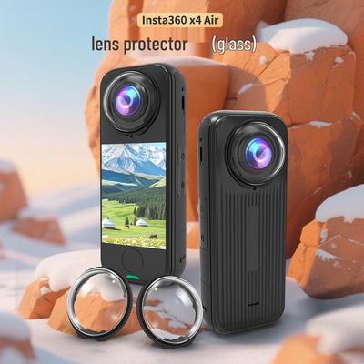 Insta360X4 Air Tempered Glass Lens Protector & Anti-Scratch Case Cover Accessory