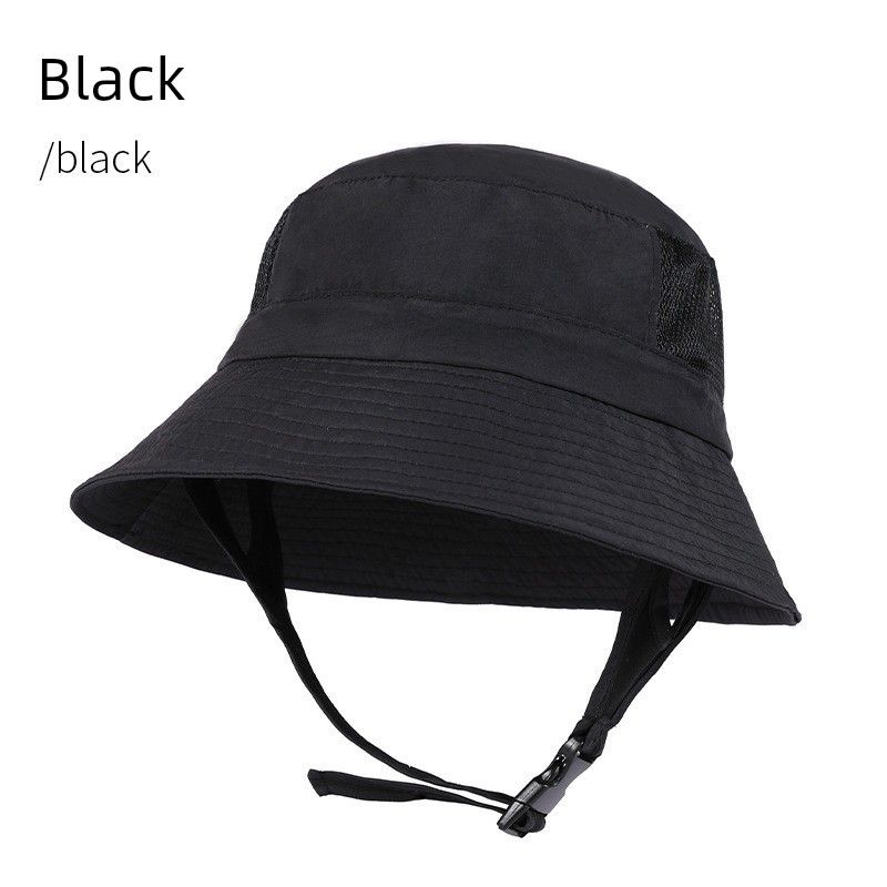 

Bucket Hat Surf Cap Outdoor UV-Proof Quick-Drying Breathable Sun Protection Hat Men s and Women s Sun Hats Summer Sun Hat YF047 black [foldable bag storage]] Adjustable cap
