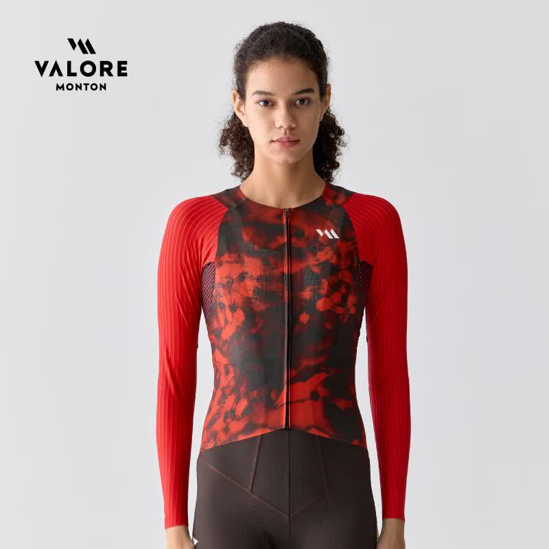 VALORE AOE Women s Long Sleeve Cycling Jersey M