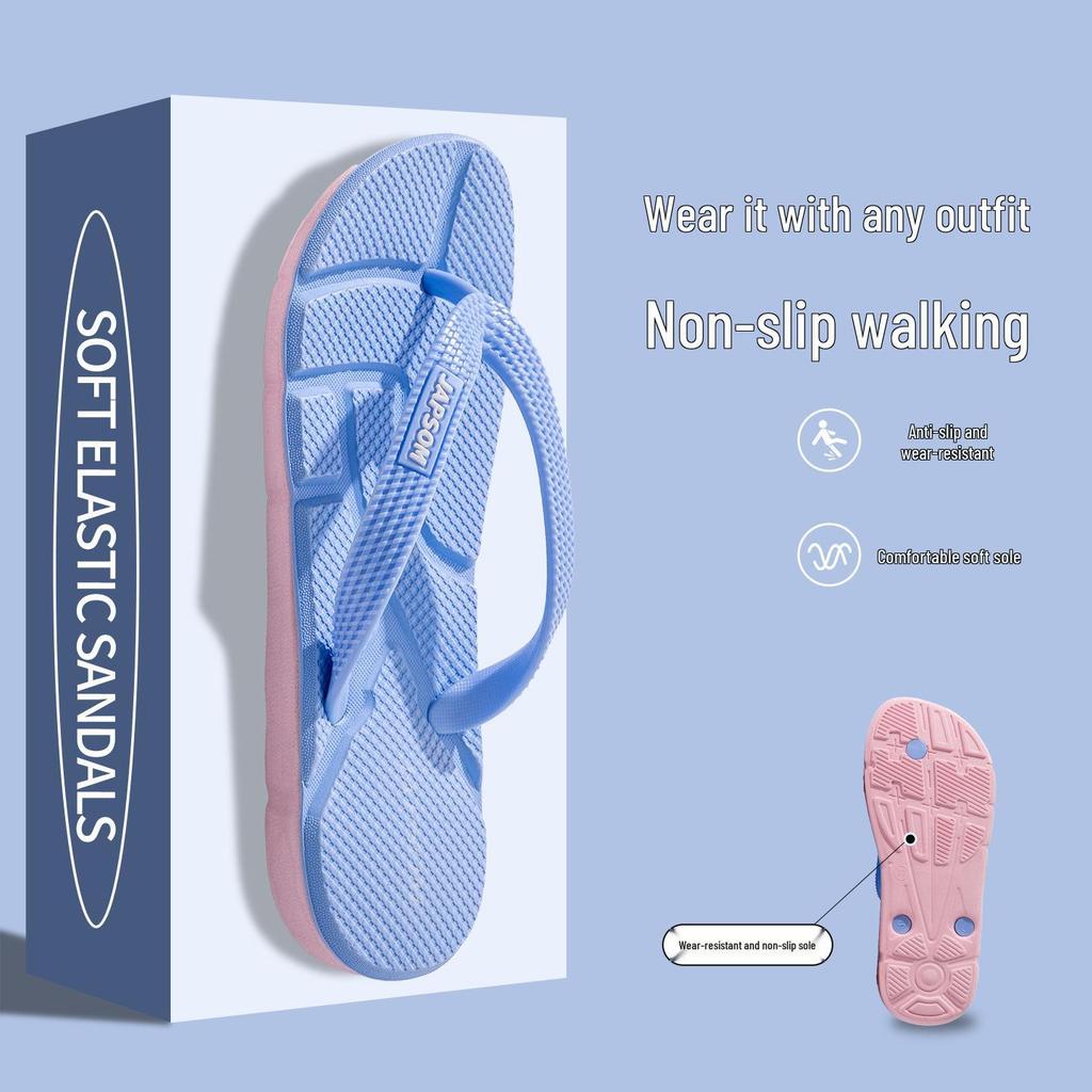 Men's Trendy Non-Slip Beach Flip Flops - Large Size Summer Sandals.