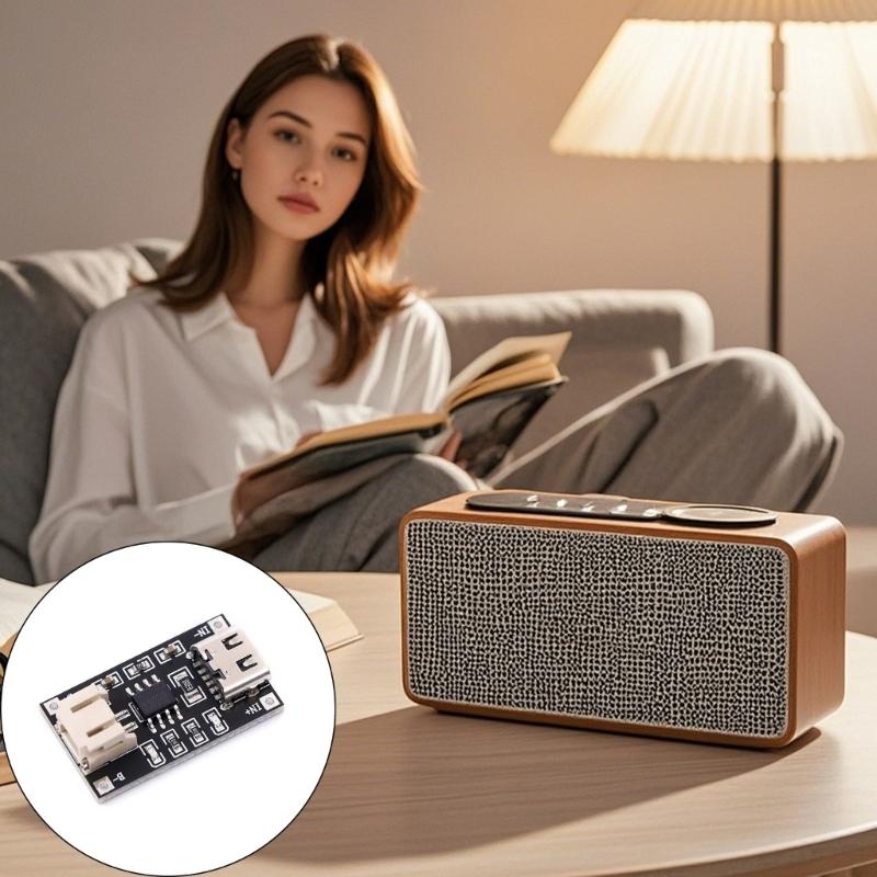 TP4056 USB C Lithiums Batteries Charging Module Builts In Protections Thermals Regulation PH2.0 Connectors LED Status Display