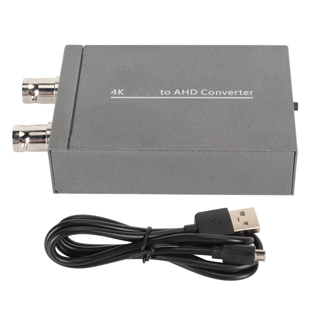 HD Multimedia Interface to AHD Converter 4K 1080P 1 in 2 Out Coaxial Conversion Loop Output Adapter
