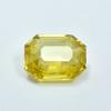 Sapphire Yellow 7.70 Ct Genuine Natural Loose Gemstone Emerald Cut.