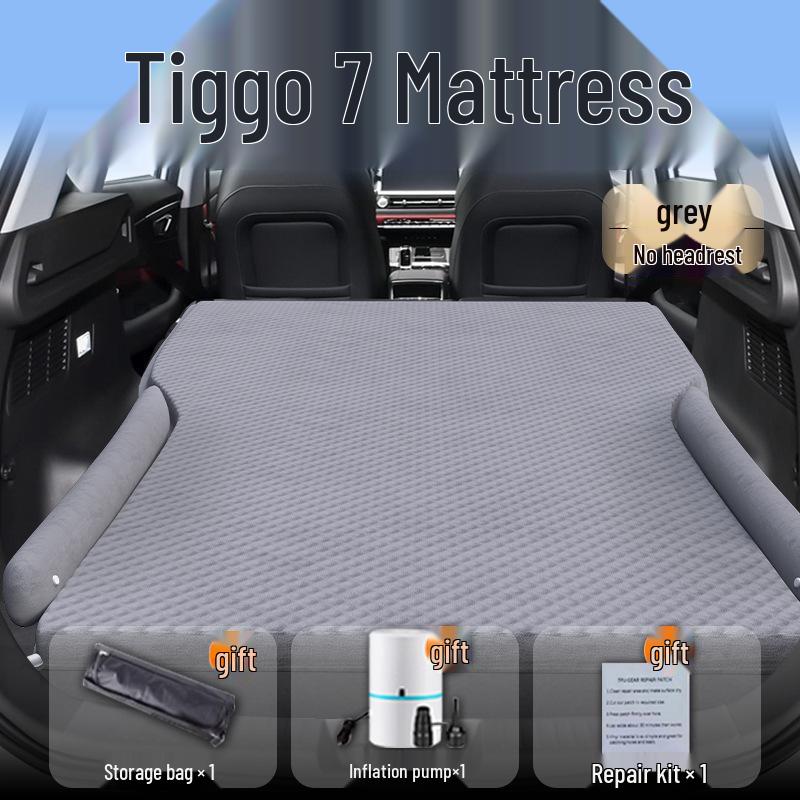 Chery Tiggo 7 Aufblasbare Auto-Matratze - Schlafmatte für Rücksitz/Kofferraum für 25 Autos.