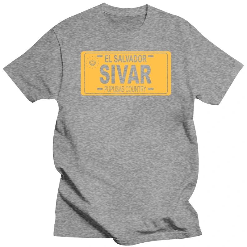 El Salvador Pupusas Country T-Shirt Full Size S To S-5XL Hot New Orange Shirts for Women Made in The Us 100% Cotton Grey Brand