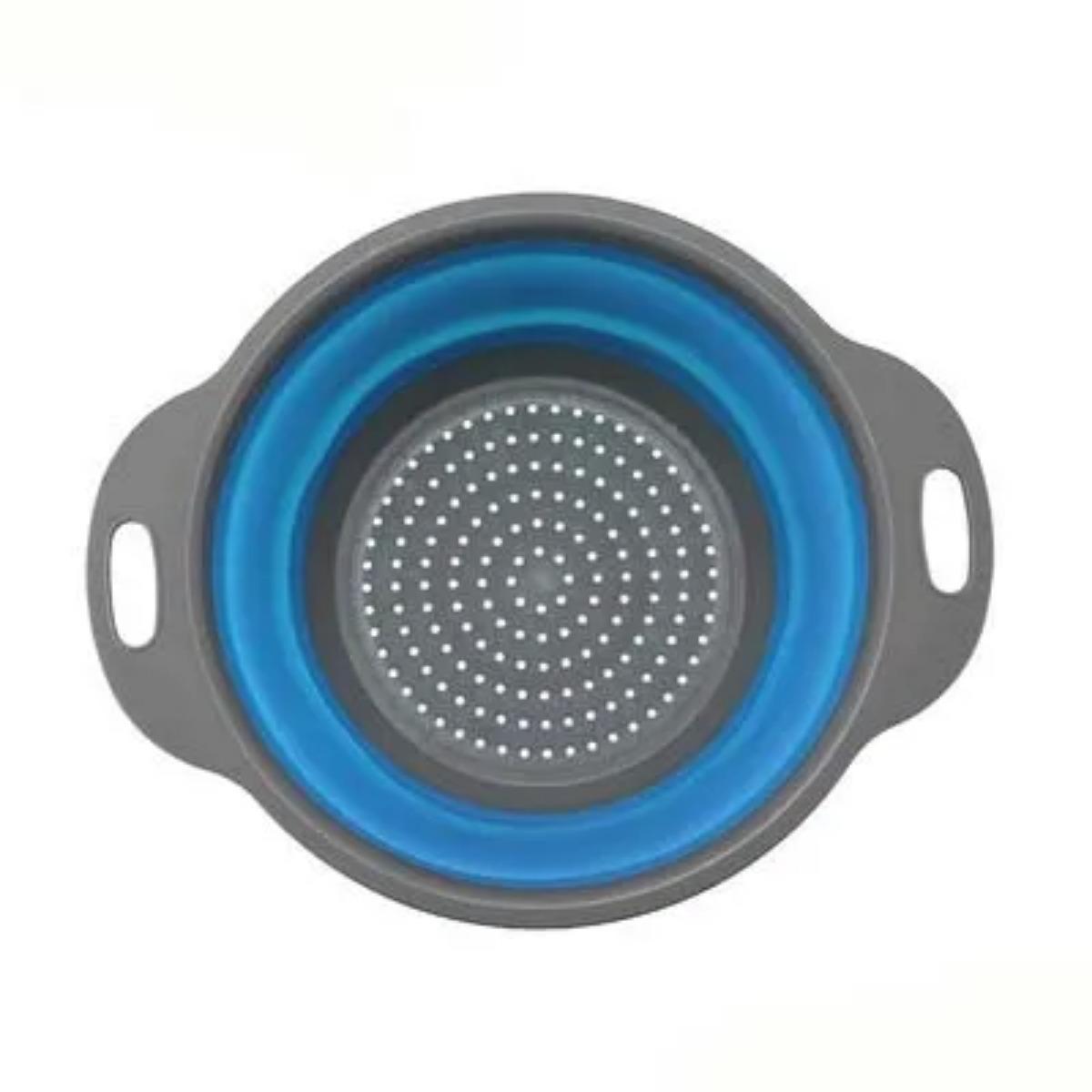 

JOYBLISS Round Square Foldable Silicone Colander Fruit Vegetable Washing Basket Strainer Collapsible Drainer Handle Kitchen Tools S