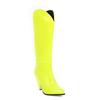 Yellow Women's High Boots Winter Shoes Fashion Western High Knee Boots Women Pink Patent Leather Party Shoes Ladies Large Size