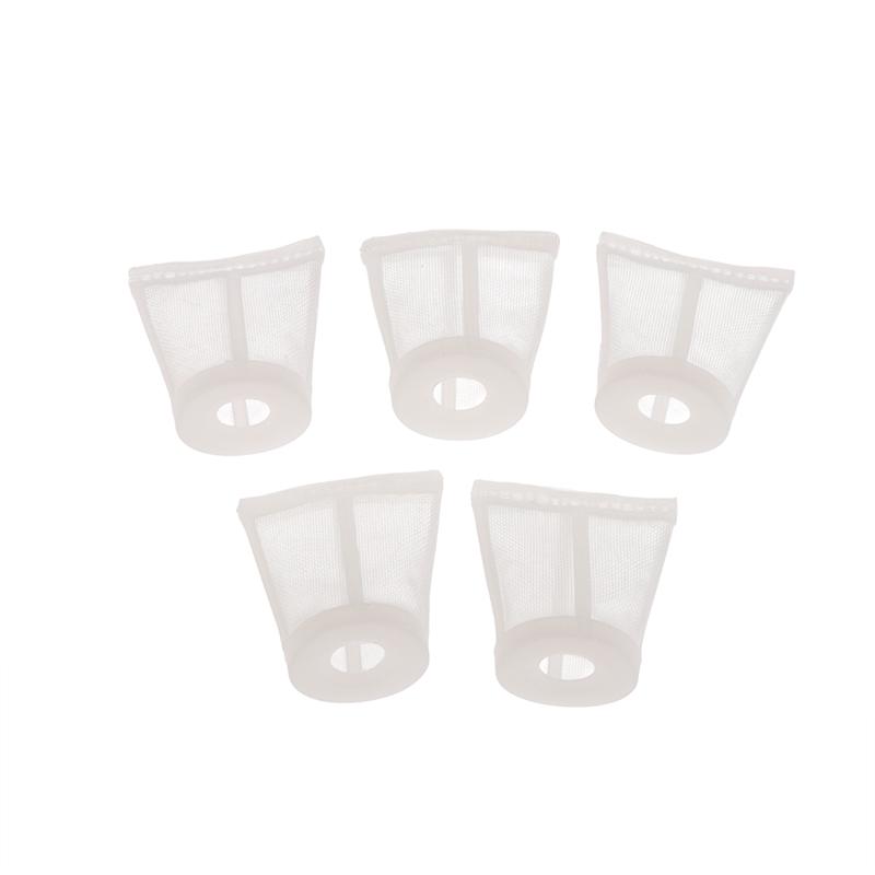 5Pcs Brand Wholesale Suctiom Spray Gun Filter Pot With Straw Nylon Filter W-101 W-71 Air Paint Spray Gun Filter
