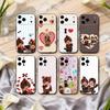 C-Cute M-Monchhichis-S Handyhülle Für iPhone 17pro,16,15,14,13,12,11 Plus,Pro Max,XS,Weiche Silikon-Schwarze Abdeckung