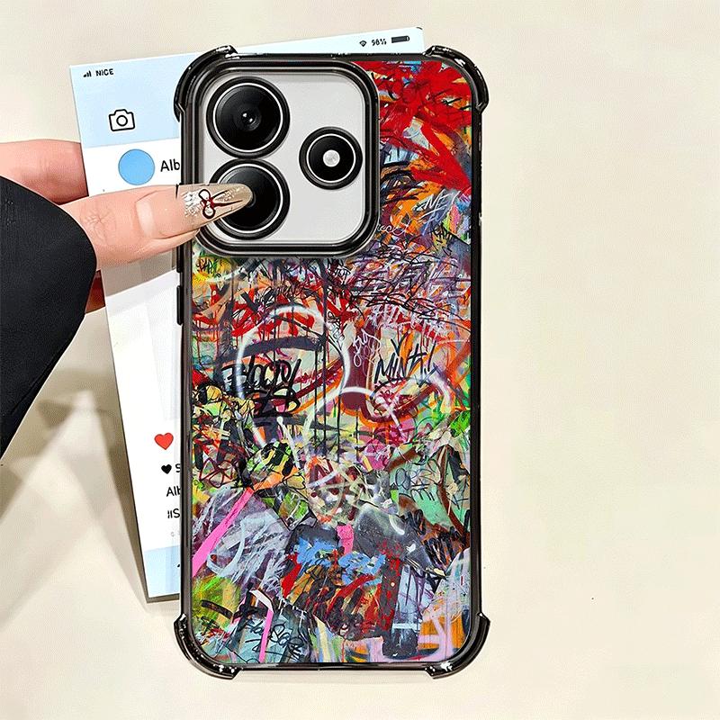Graffiti Fashion Art Soft Phone Case For Xiaomi Poco X7 X8 Pro Max X6 X5 X3 F8 Ultra F7 M8 M7 M5S Redmi 15C 15A 15 14C 13C 12C 1