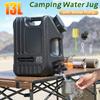 Jerrican d'eau de camping 13L avec robinet Récipient d'eau de camping Robinet de pompe à eau Récipient d'eau portable pour le camping en plein air, les voyages