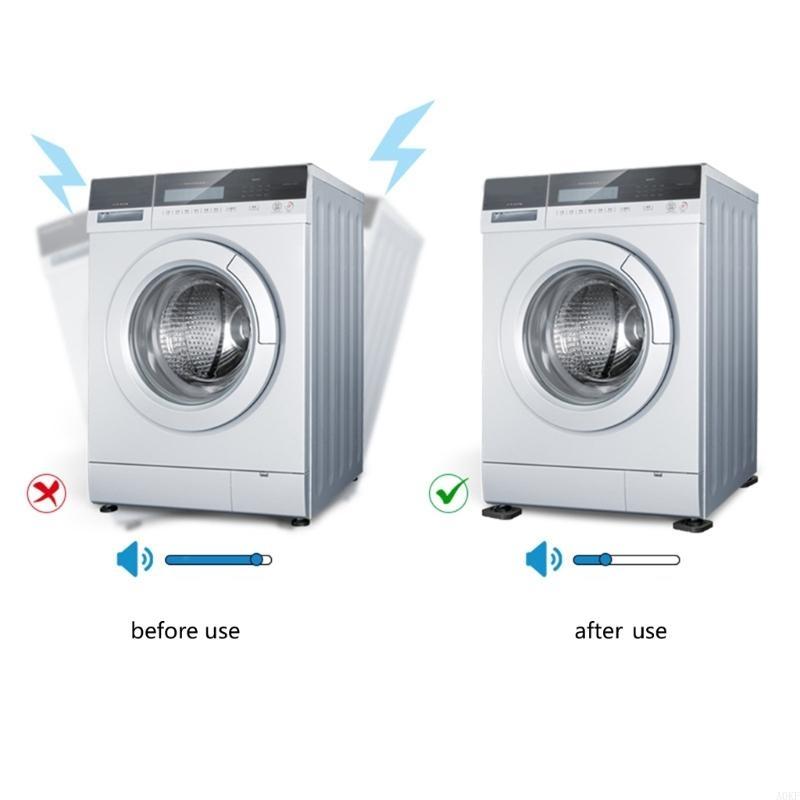 4Pcs Washing Machine AntiVibration Pad NonSlip Washer Vibration Feet Pad A0KF