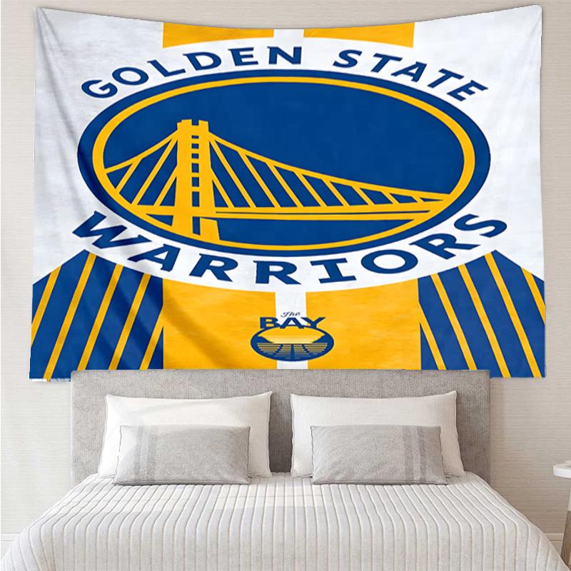 Golden State Warriors Poster Tapestry Hanging for Bedroom,Livingroom, Playroom,Decor Art Room Wall Tapestry Holiday and Birthday Gifts