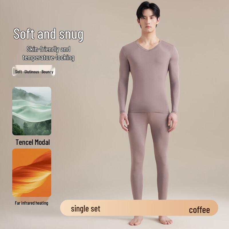 NY&AD Men's Modal Thermal Underwear Set