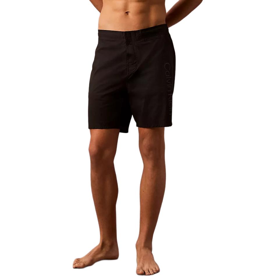 

Calvin Klein Minimalist Comfortable Versatile Solid Color Velcro Swim Trunks Men swimwear N61005-UB1 L