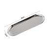 Stainless Steel Oval Tray Perfect for Organizing Small Household Items