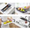 Bathtub Tray Expandable Drain Bathtub Shelf Detachable Multifunctional PP Bathtub Storage Organiser 55-78 CM Adjustable NEW