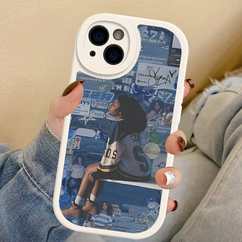 Star Singer S-Sza For IPhone 16 15 14 13 12 11 Pro Max Plus Leather Phone Cover