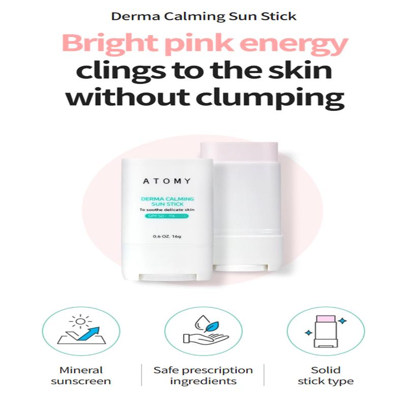 Atomy Derma Calming Sunstick SPF50+ PA++++(0.6Oz 16g) UV Protection