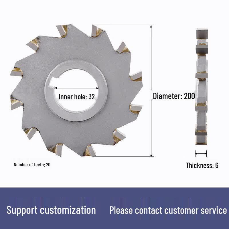 

Carbide Three-Sided Disc Milling Cutter