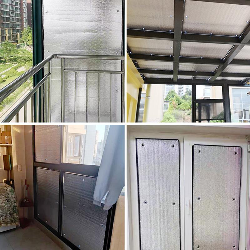 Dedicated For Sliding Windows Glass Aluminum Foil Sun Shade Film Protector Pad Office Sunshine Room Insulation Heat Preservation