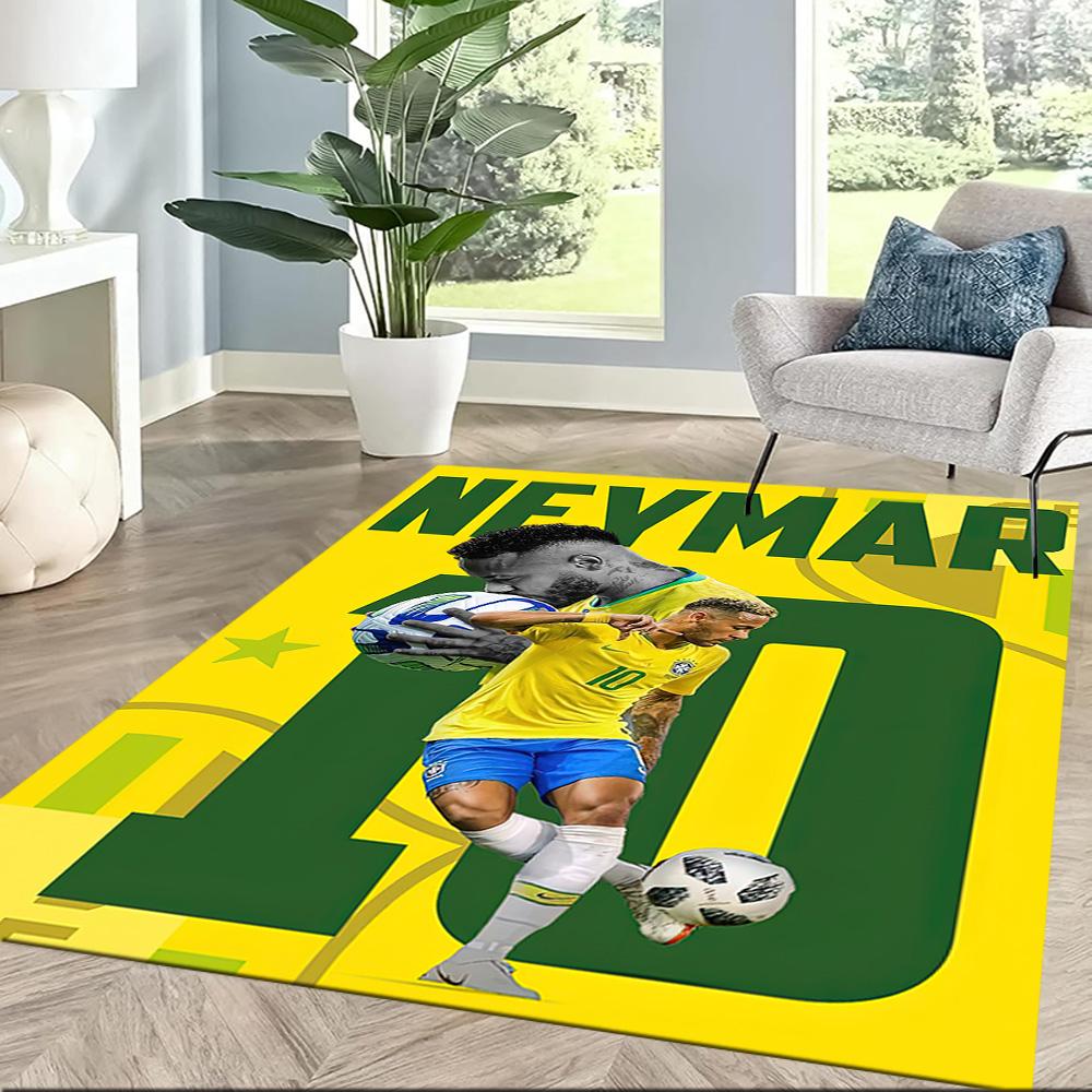 Quadratische Teppiche mit brasilianischen Fußballstars sind eine großartige Wahl für Wohnzimmer, Schlafzimmer, Heimdekoration und als Geschenke.