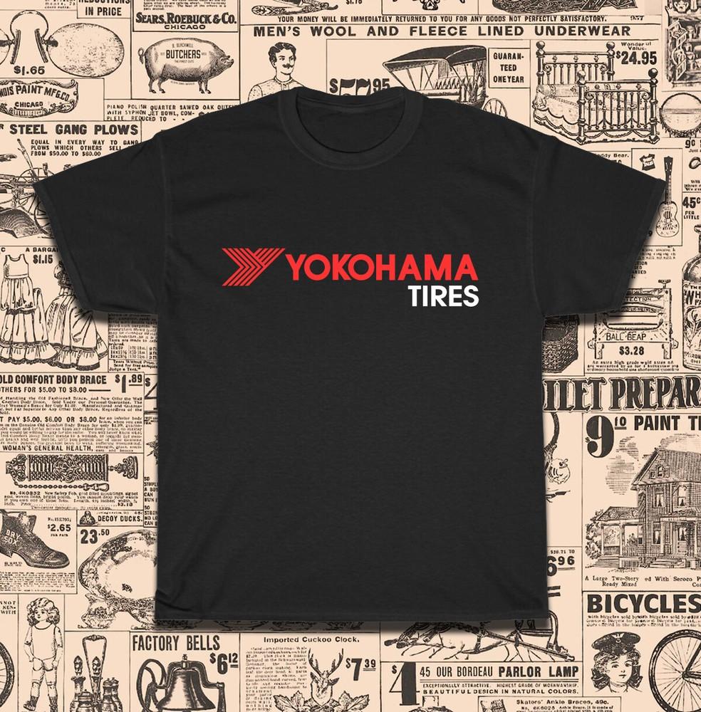 New Yokohama Racing Tires Logo Men039s TShirt American Size S5XL TShirt Unisex T-Shirt L