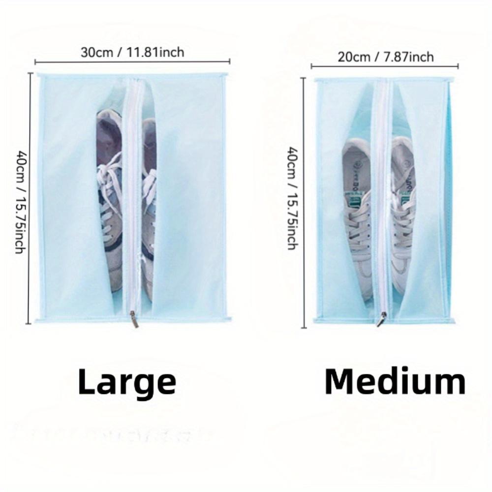 2 Shoe Storage Bags, Made of PEVA Material, Foldable, Luggage Packing, Wardrobe/travel Storage, Suitable for Multiple Scenarios