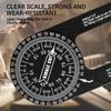 Aluminum Alloy Miter Saw Protractor with Multiple Scales Household Measurement Tool Suitable for Woodworking Metalworking
