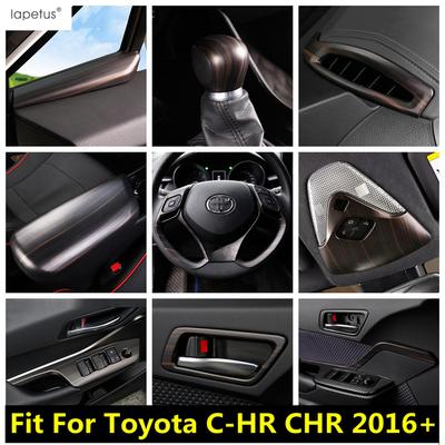 Pillar A Panel Steering Wheel Frame Gear Head Knob Window Lift Cover Trim For Toyota C-HR CHR 2016 -  Accessories Interior