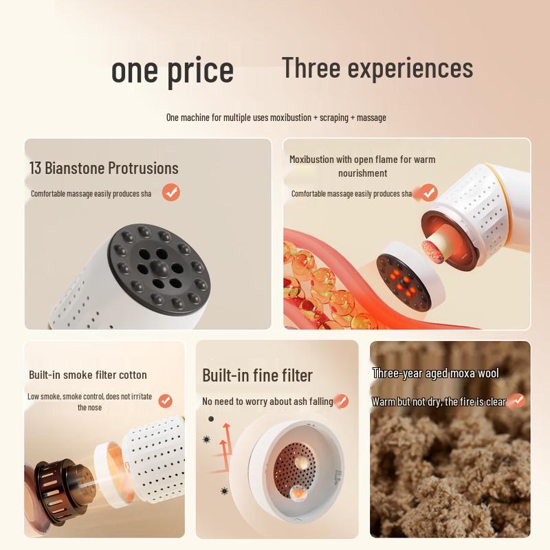 Aixiu Tang Portable Bianstone Moxibustion Kit