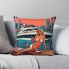 Grand Theft Auto Vice City Square Pillowcase Polyester Linen Velvet Creative Zip Decorative Bed Cushion Cover