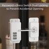 Refrigerator Cabinet Drawer Sliding Door Lock with 3 Combination Child Safety Mechanism No Drill Mounting Required