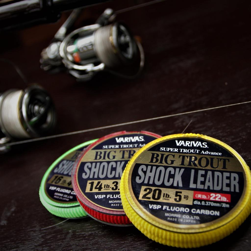 VARIVAS Super Trout Advance Big Trout VSP Fluorocarbon Shock Natural Color Leader, 30m, #4 (16lb),
