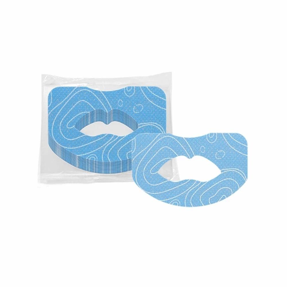 30Pcs Improve Nose Breathing Night Sleep Correction Patch Soundproof Mouth Tape  Travel Adult Blue 30Pcs