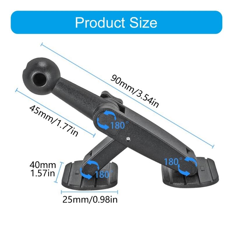 Universal Ball Mount 17mm Ball Joint Adhesive Base Phone Mount for Car Phone Holders Navigation Stands