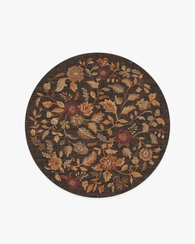 Anonna Donker Hout Ronde Kleden Woonkamer Populair Kleed Bank Keuken Deurmat Decor Kinderen Antislip Vloermat Vintage Cirkel Tapijt