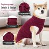 Cross-border Pet Winter Hoodie for Medium & Large Dogs - Warm, Cold-proof Cotton