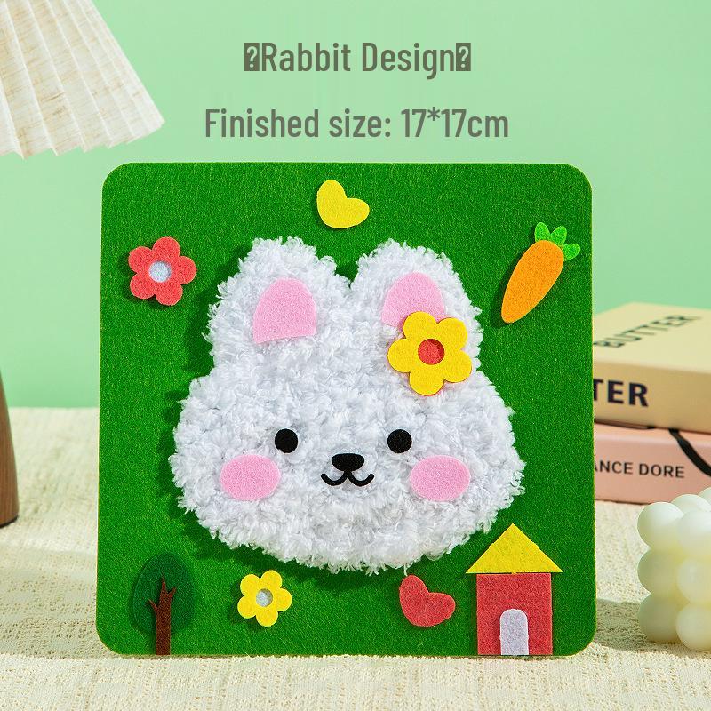 DIY Children's Sew-and-Stitch Christmas Tree Threading Kit